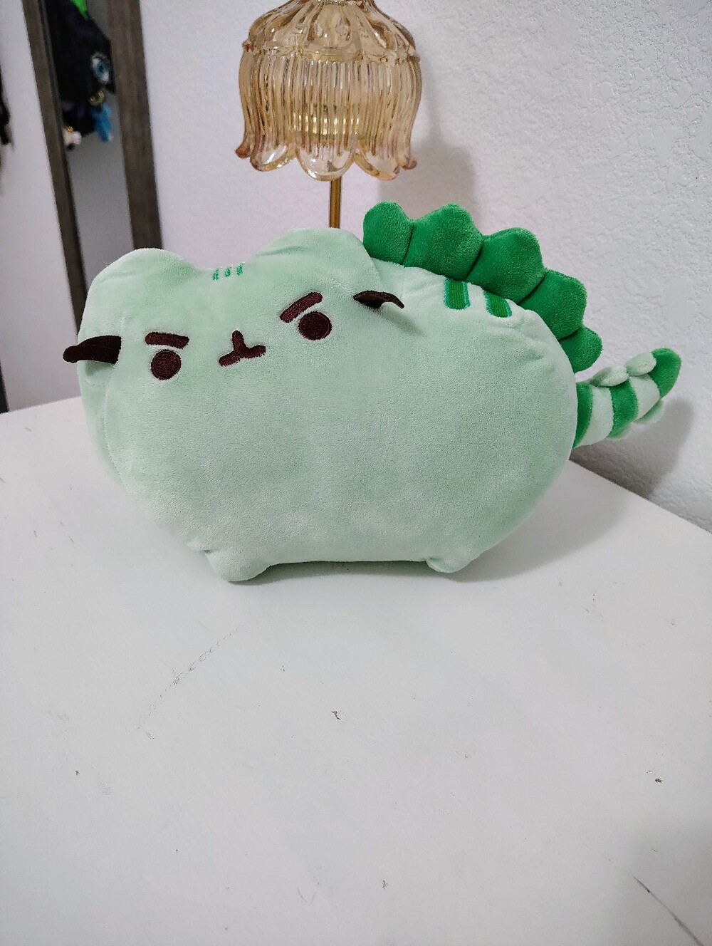 Pusheen The Cat Pusheenosaurus 13" Plush Mint Green Dinosaur
